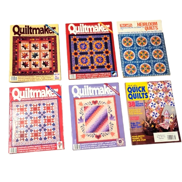 Vintage Quiltmaker & McCall's quilt magazines - Picture 1 of 2